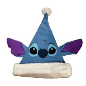Disney Stitch Christmas Hat Lilo Blue Santa